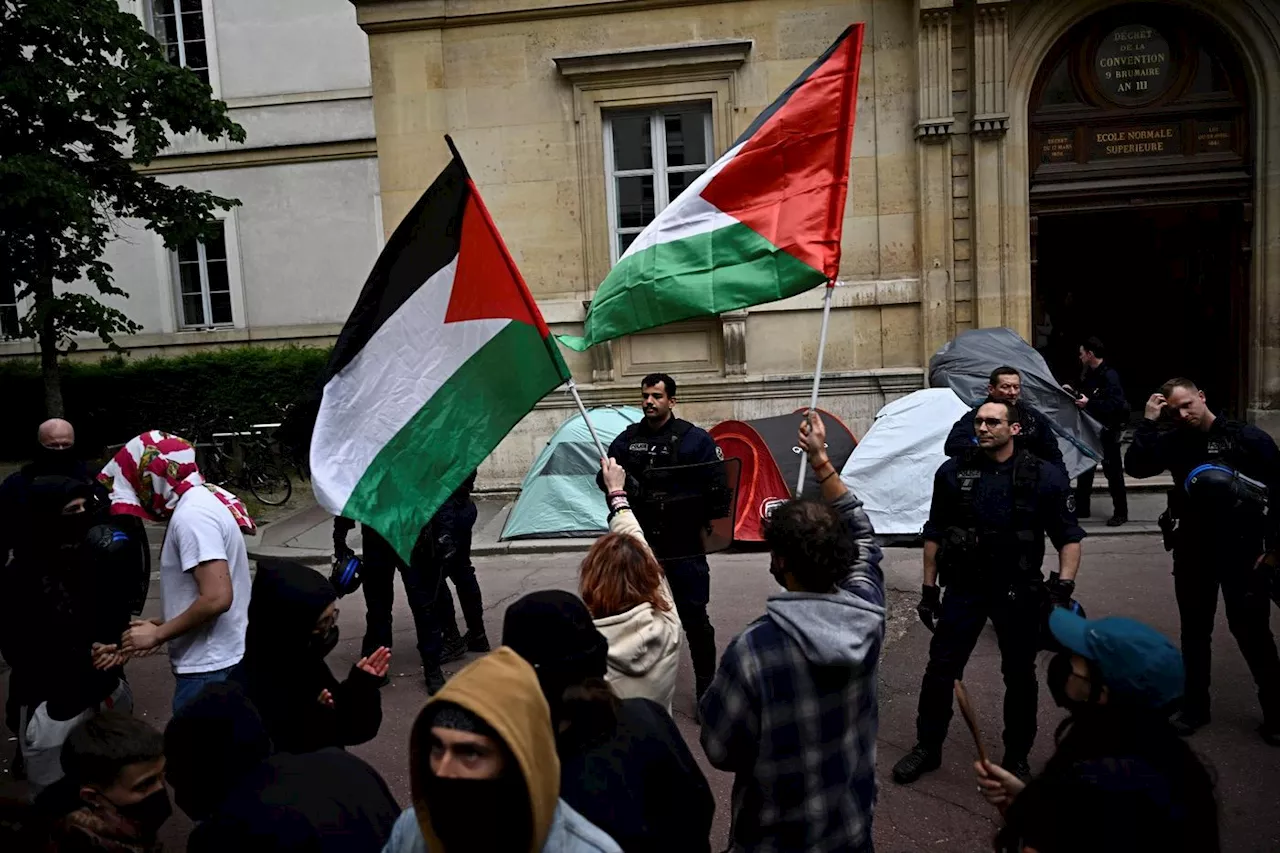 La police évacue des militants propalestiniens qui occupaient l'ENS à Paris