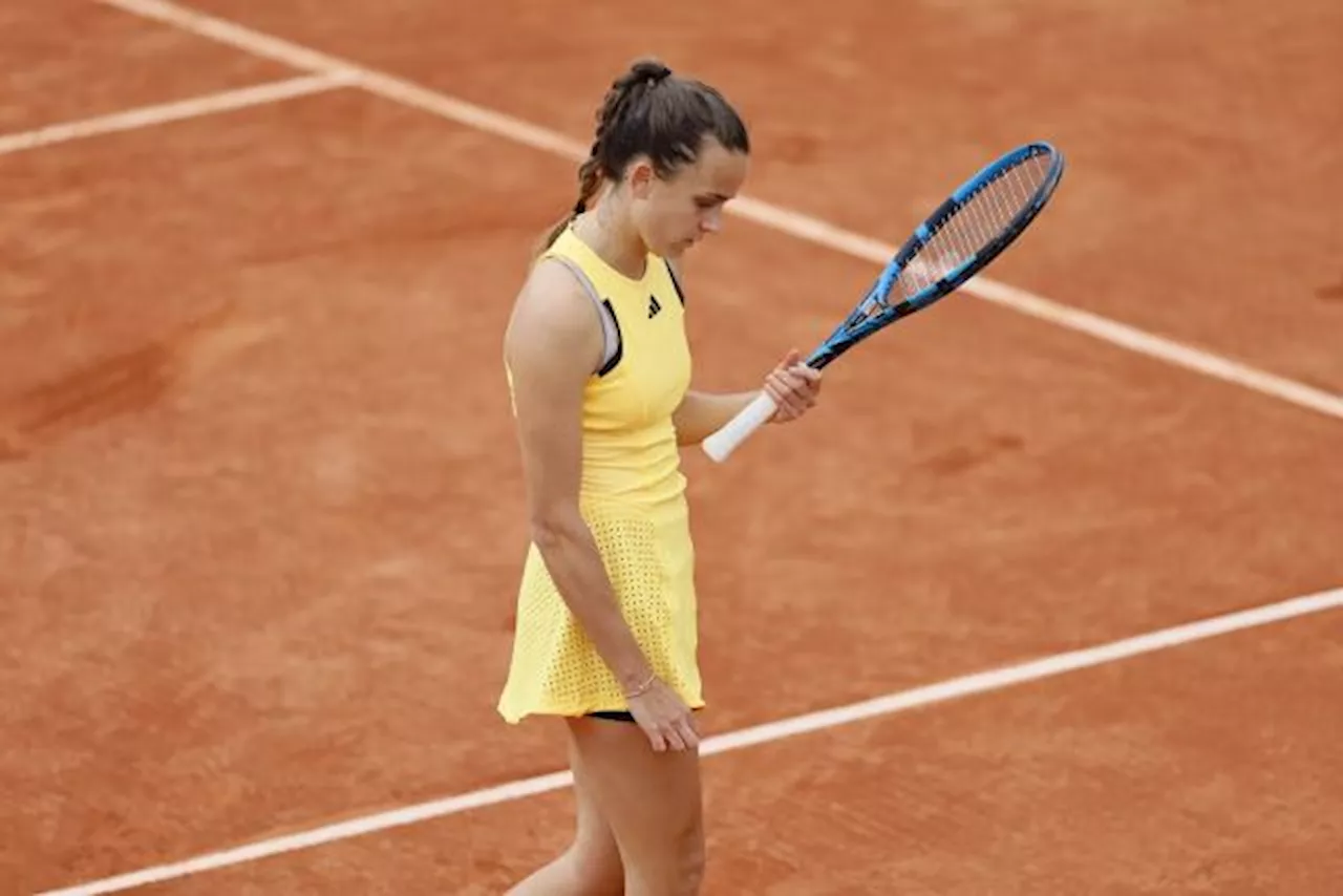 Clara Burel à nouveau sortie au premier tour de Roland-Garros