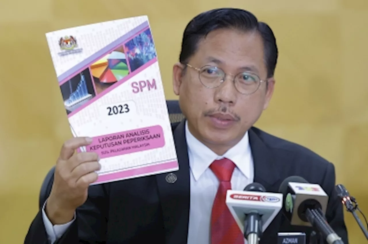 Education D-G: Increase in National Average Grade in 2023 SPM, candidates getting ‘A’ in all subjects