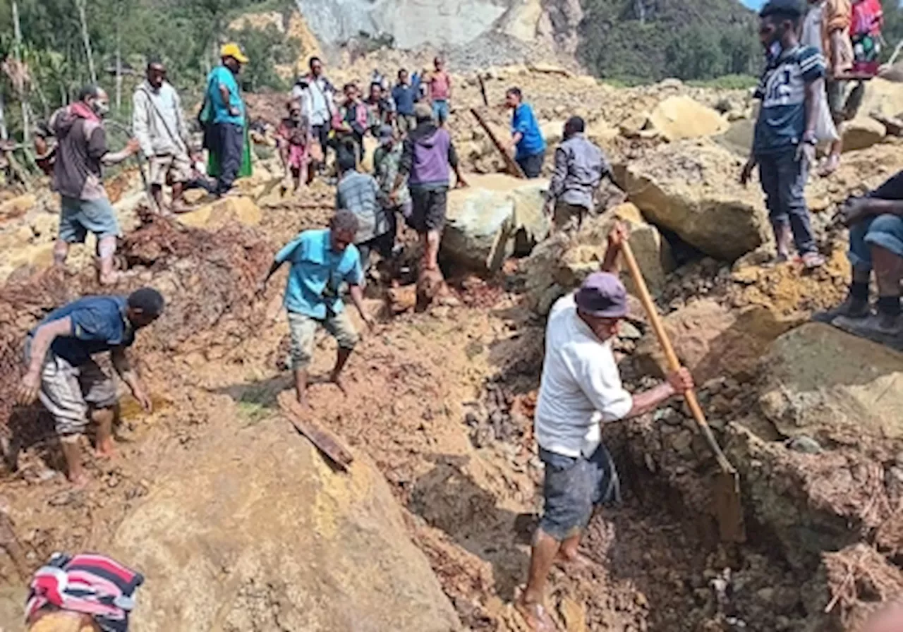 UN says terrain, remote location hamper relief after landslide buries hundreds in Papua New Guinea