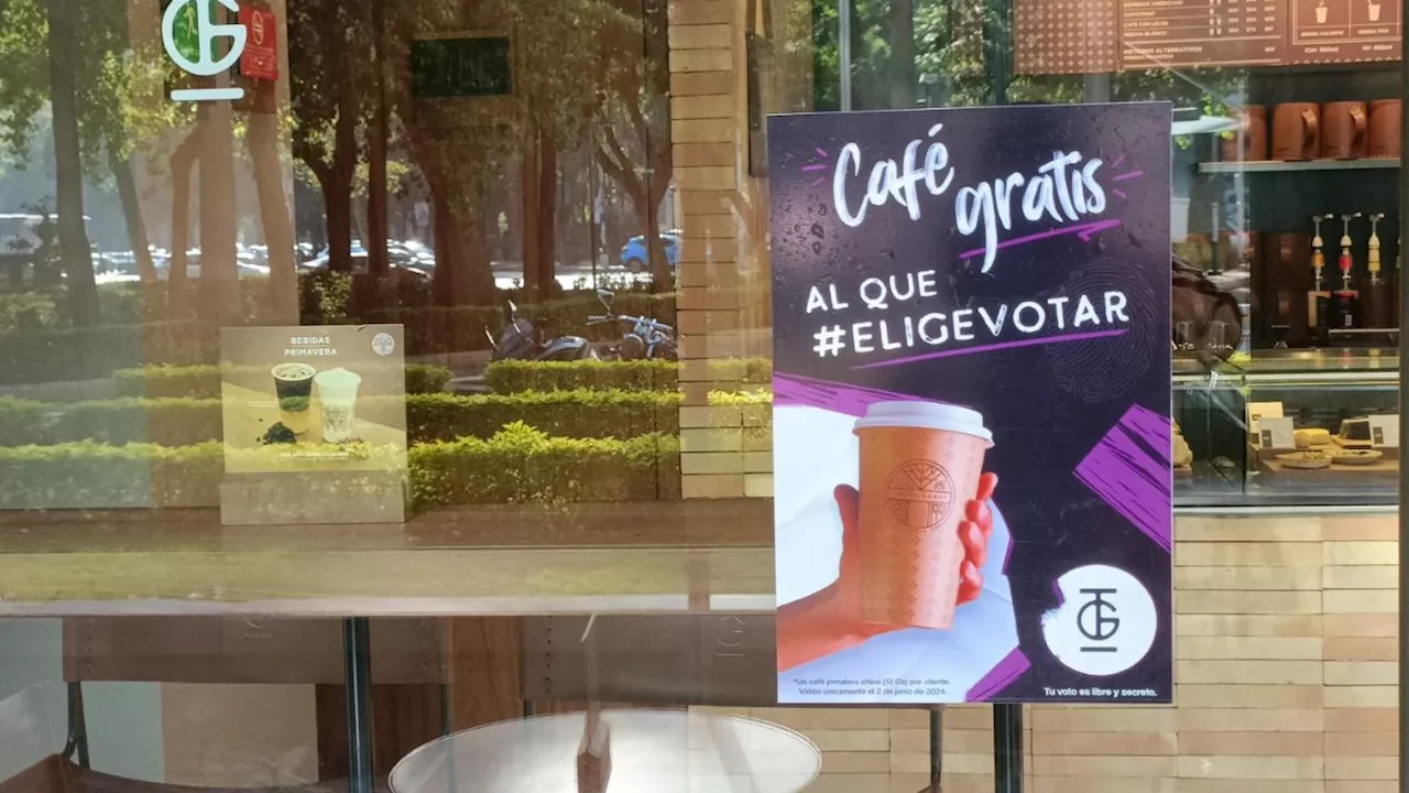 Café gratis en Tierra Garat al que #EligeVotar el próximo 2 de junio