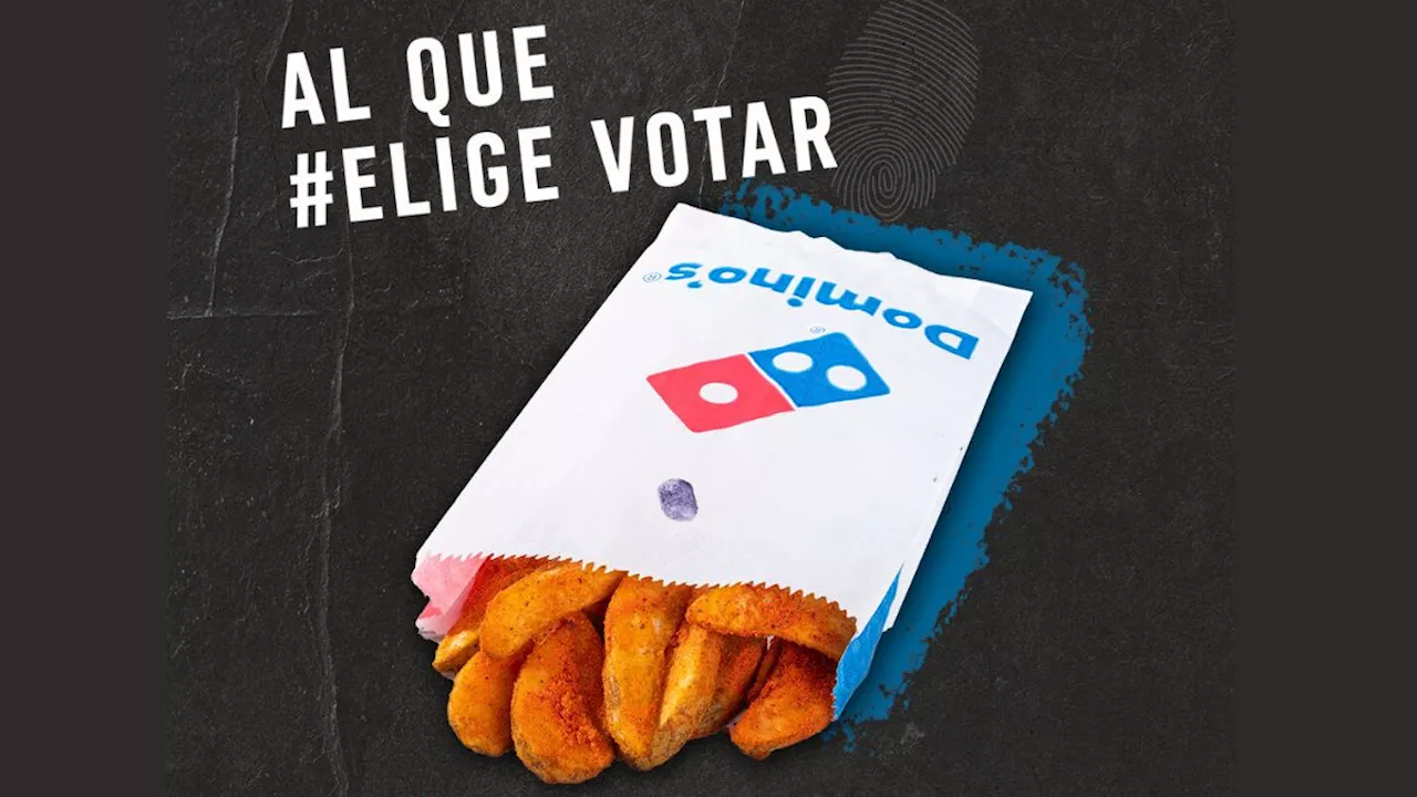 Cosas gratis por votar. Domino’s Pizza regalará papotas al que #EligeVotar el 2 de junio