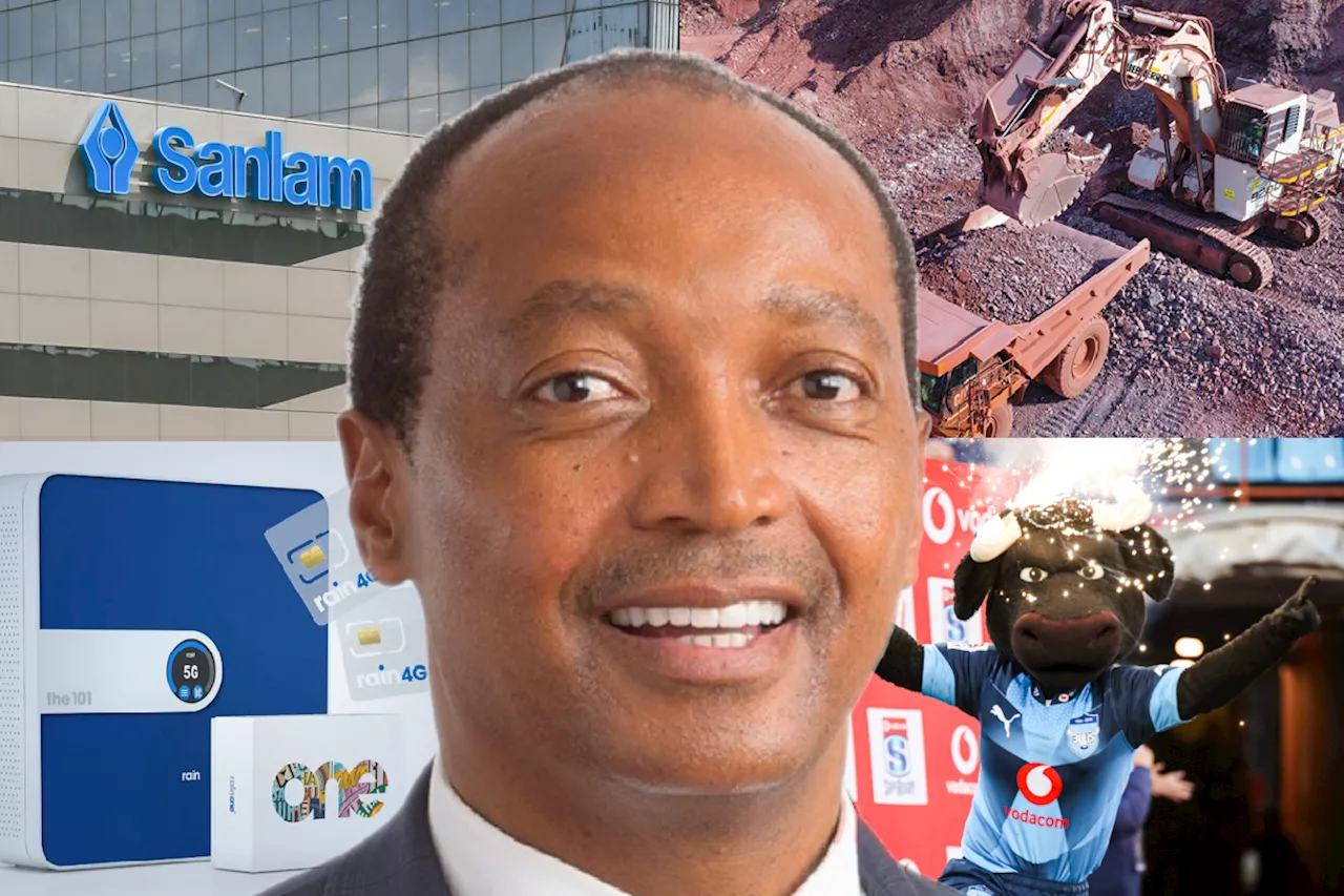 All the companies billionaire Patrice Motsepe owns — including a big broadband provider