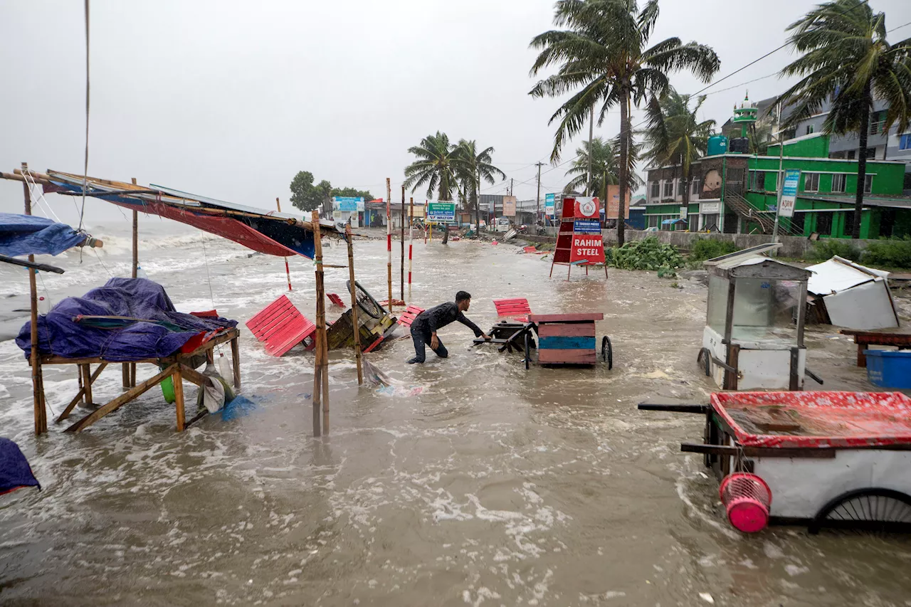 Bangladesh evacuates hundreds of thousands as a severe cyclone approaches from the Bay of Bengal