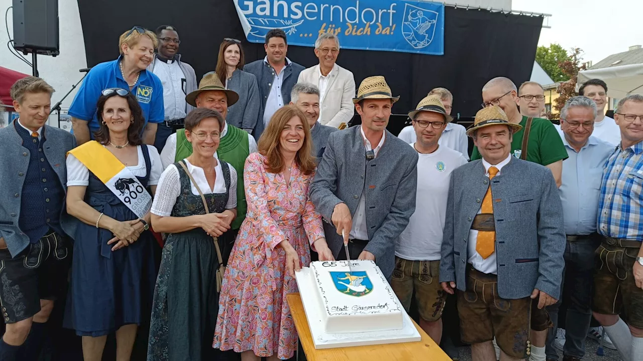 Gänserndorf ist seit 65 Jahren eine Stadt - das wurde gefeiert!