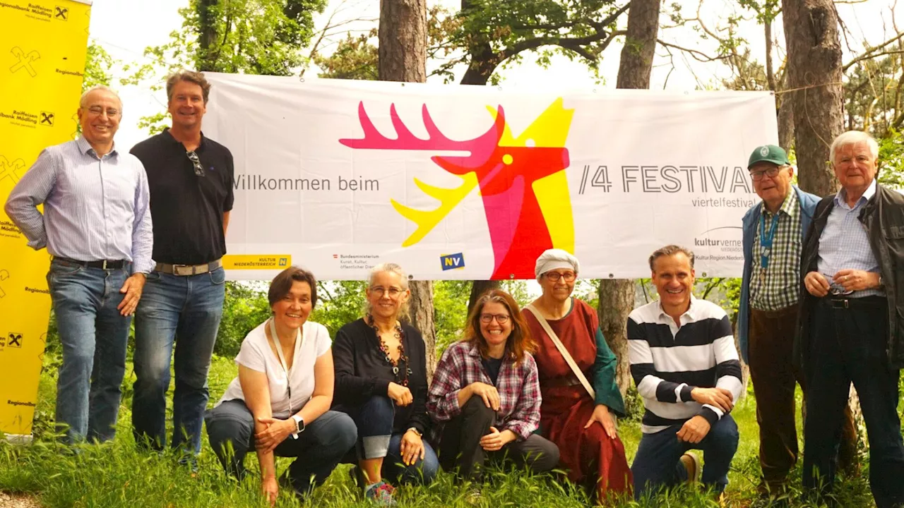 Mödlinger Burg Top-Kulisse beim Viertelfestival