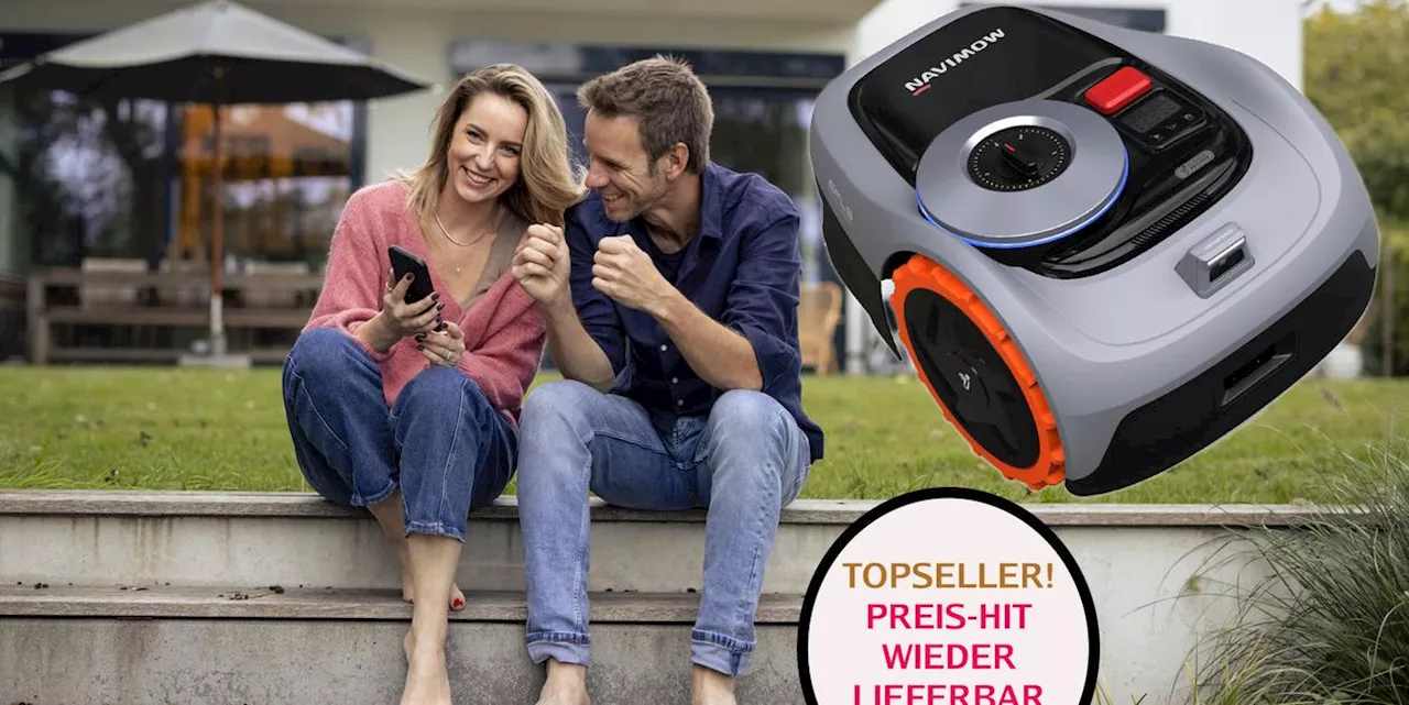 Endlich! Topseller-M&auml;hroboter ohne Begrenzungskabel wieder erh&auml;ltlich: Segway Navimow i105E f&uuml;r 999&euro;