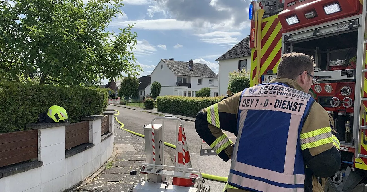 Gasleck nach Glasfaserarbeiten in Bad Oeynhausen: Umliegende Häuser und Wohnungen evakuiert