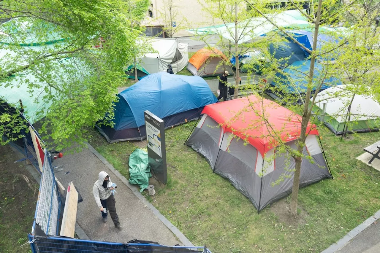 Judge grants partial injunction against pro-Palestinian encampment at Montreal's UQAM