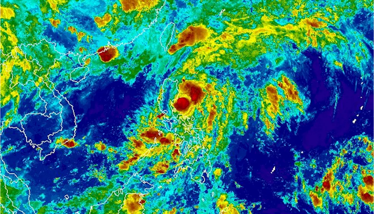 Typhoon Aghon moving away from land but enhancing southwesterly windflow