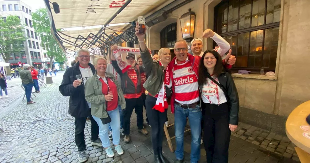 Düsseldorf: Fortuna-Fans zwischen Anspannung und Euphorie