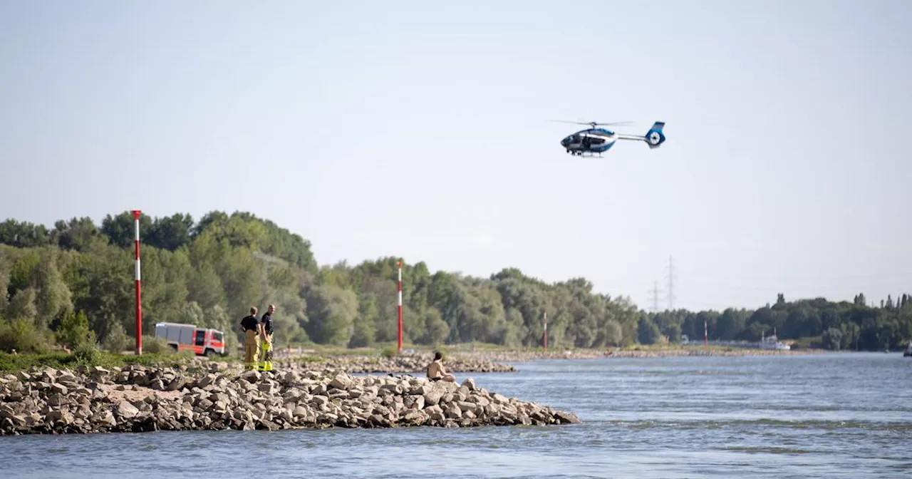 Düsseldorf: Frau von Strömung im Rhein mitgerissen — Mann vermisst