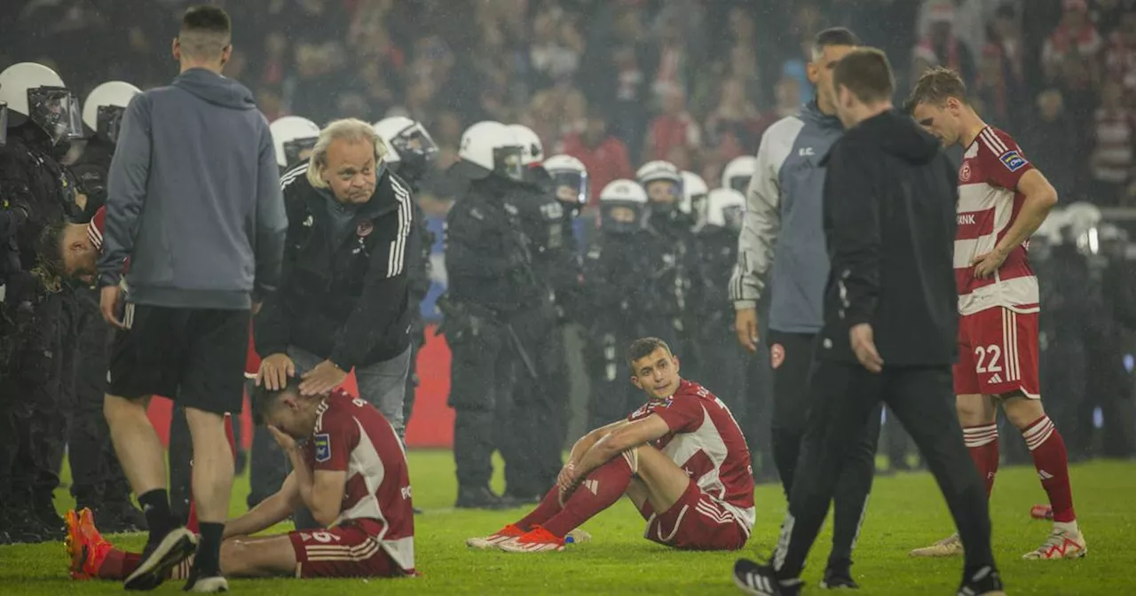 Fortuna Düsseldorf: Tränen, Trauer, Tragik – Spieler und Fans nach dem Relegations-Drama​