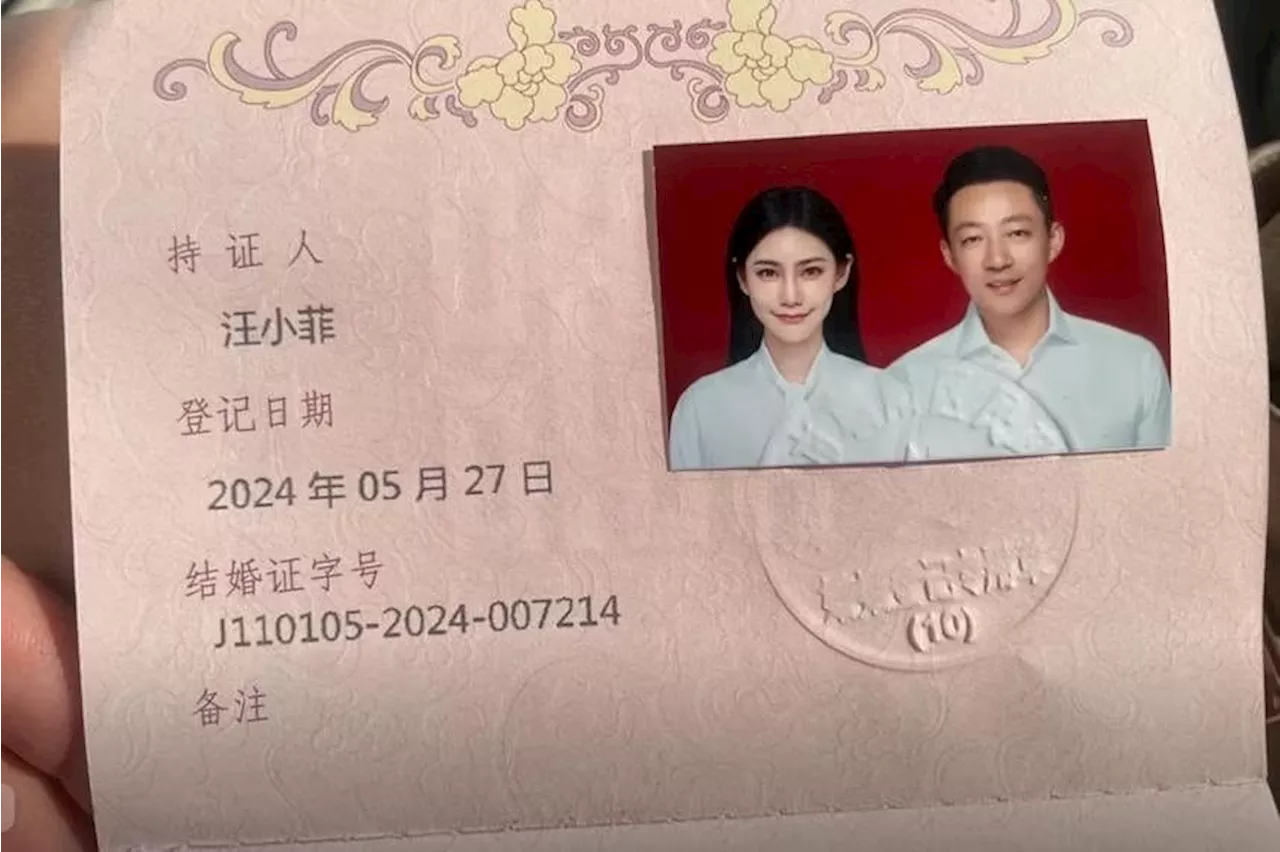 Actress Barbie Hsu’s ex-husband Wang Xiaofei weds for the second time