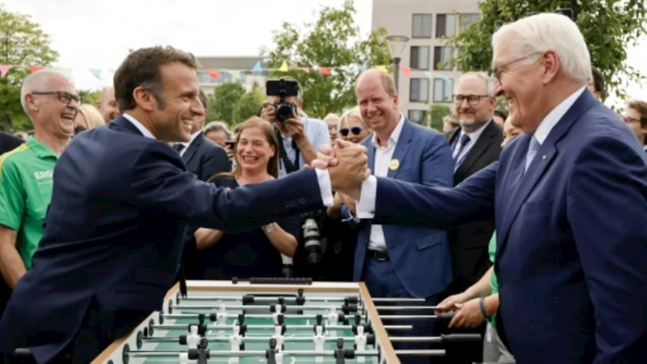 Frankreichs Präsident Macron hält in Dresden Rede 'an die europäische Jugend'