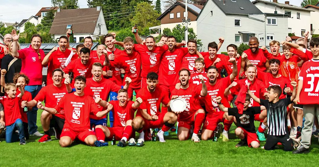 Der FV Eppelborn ist Meister in der Fußball-Saarlandliga