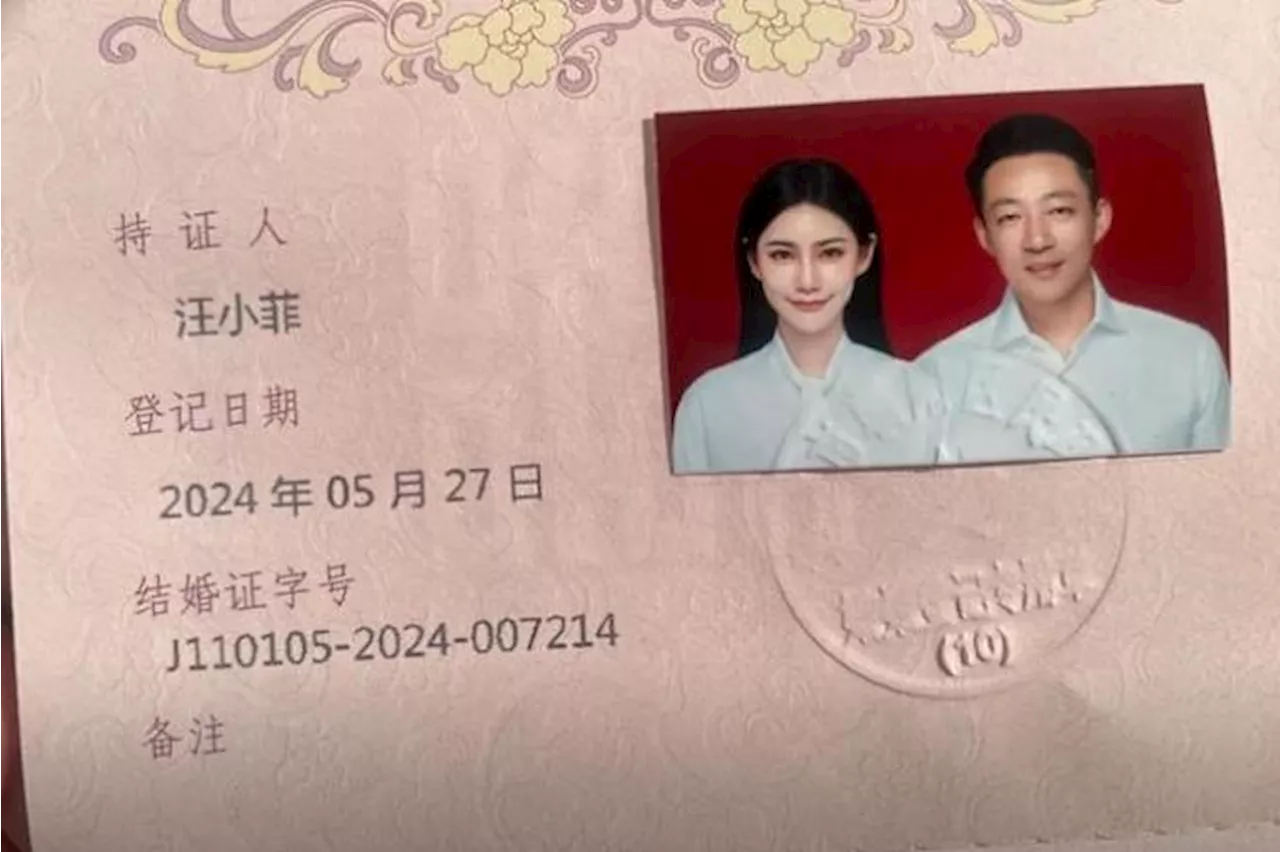 Barbie Hsu’s ex-husband Wang Xiaofei weds again