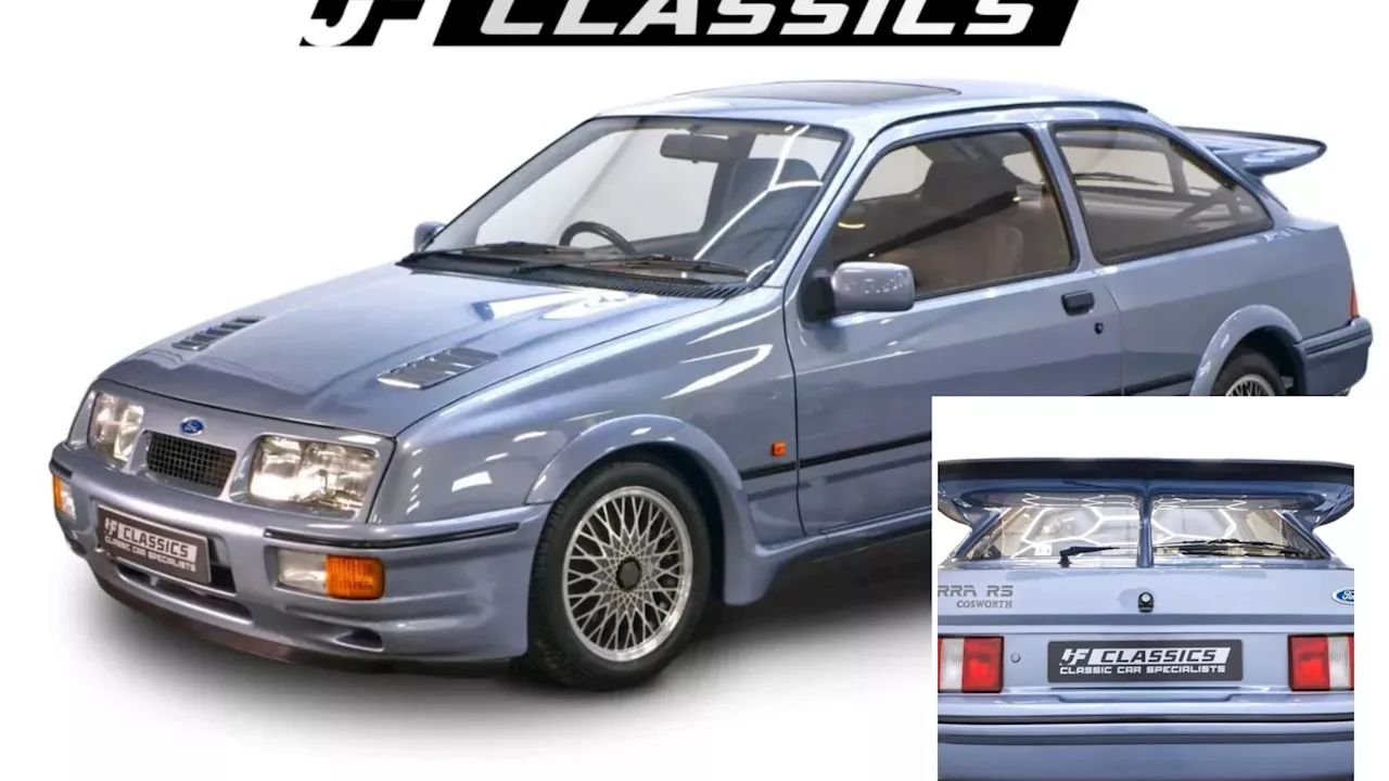 Iconic Ford Sierra that’s nearly 40 years old on sale for six-figure price… & with surprisingly low mil...