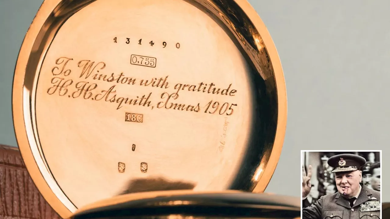 Incredibly rare watch with historic inscription sells for an eye-watering £76,000...