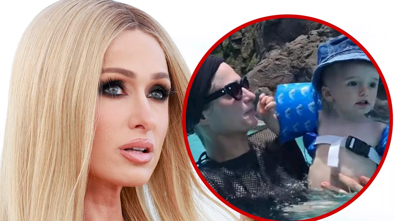 Paris Hilton Puts Son's Life Jacket on Backward, Social Media Concerned