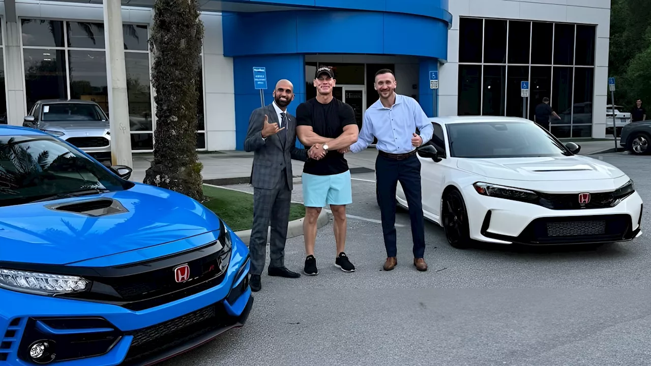 John Cena trades up to an FL5 Honda Civic Type R