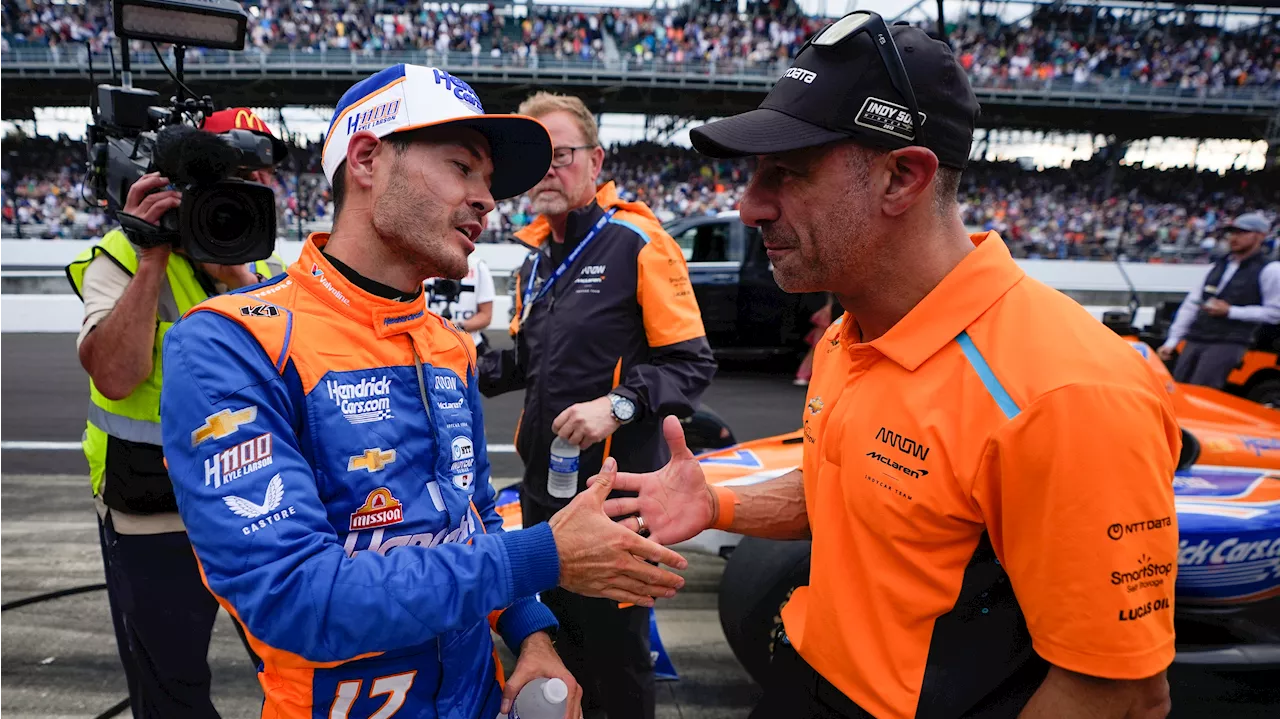 Larson finishes 18th in Indy 500 debut, misses out on 'The Double' due to bad weather