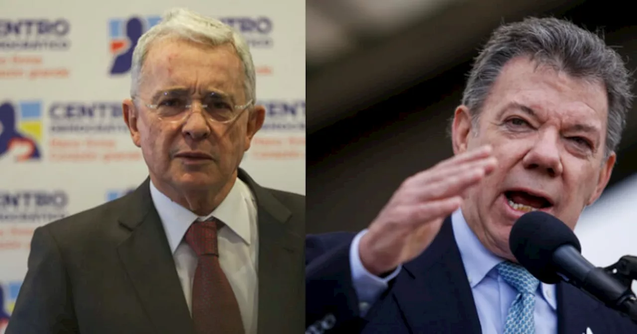 Rifirrafe entre expresidentes: Uribe responsabilizó a Santos de la constituyente