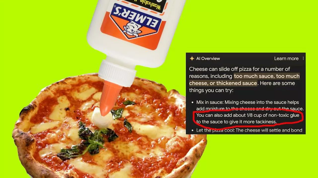 Anbefaler lim i pizzasovs? Version2 tester Googles nye AI-søgefunktion