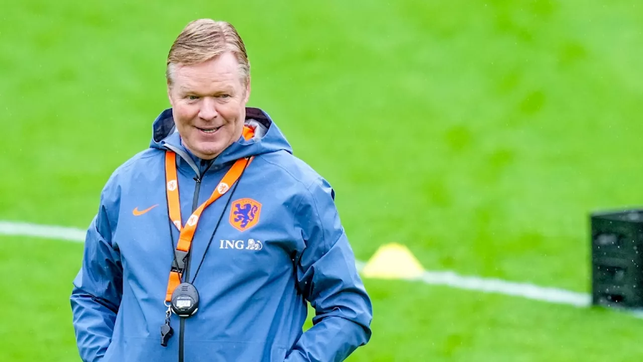 Koeman begint aan voorbereiding Nederlands elftal met slechts vijftien spelers