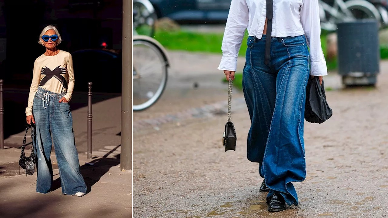 Cómo llevar baggy jeans a los 40+ en Primavera-Verano 2024 según tendencias