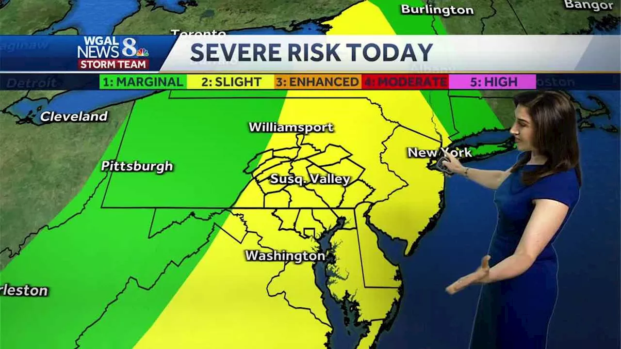 Memorial Day forecast: Strong storms could bring hail, heavy rain, isolated tornado to South-Central Pennsylvania