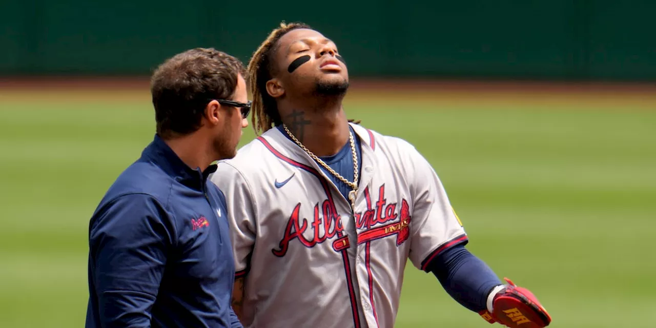 Braves star Ronald Acuña Jr. to miss the rest of the season after tearing his left ACL