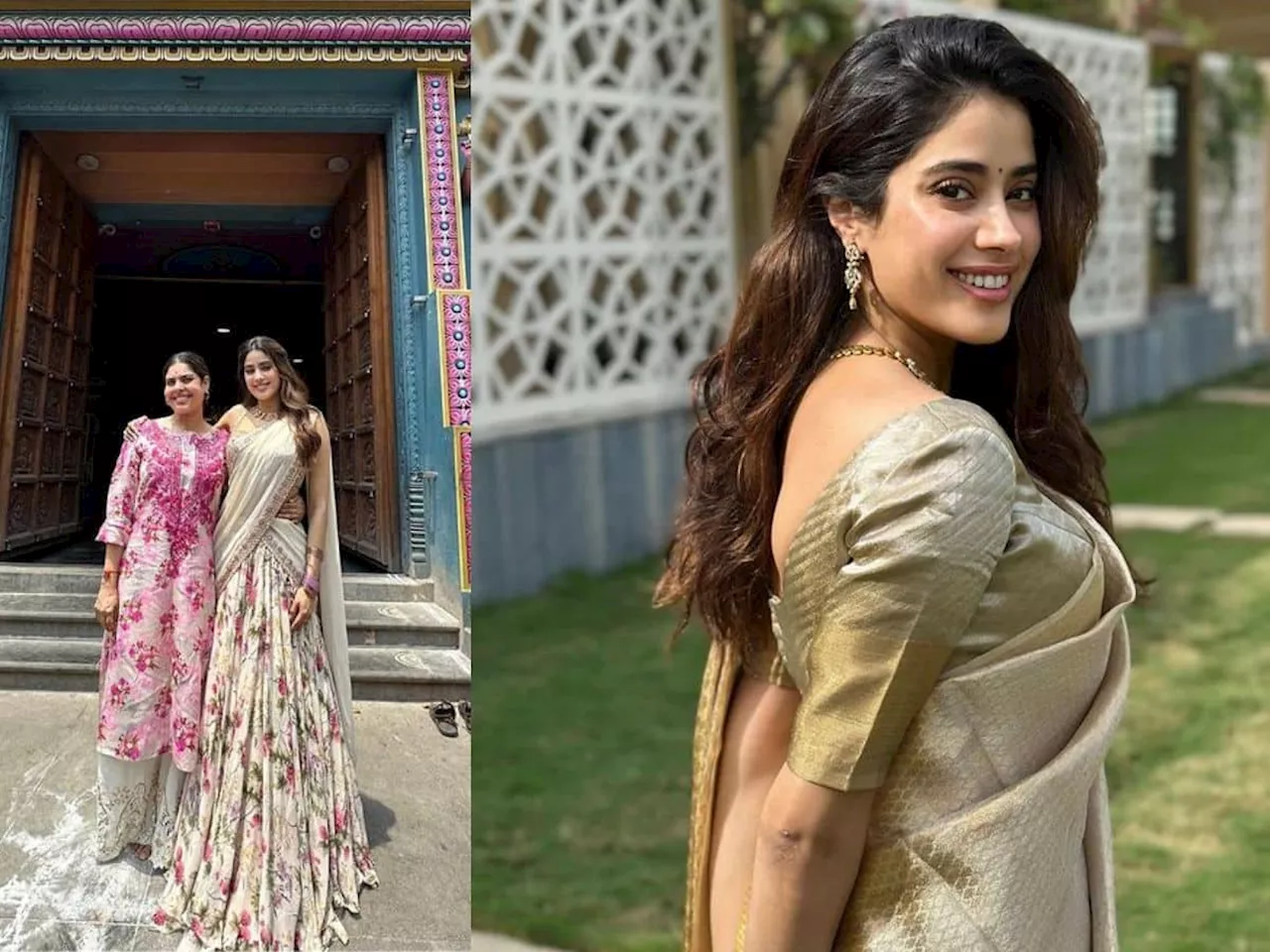 Janhvi Kapoor : சென்னையில் உள்ள கோயிலுக்கு சென்ற ஜான்வி கபூர்! வைரல் புகைப்படங்கள்..