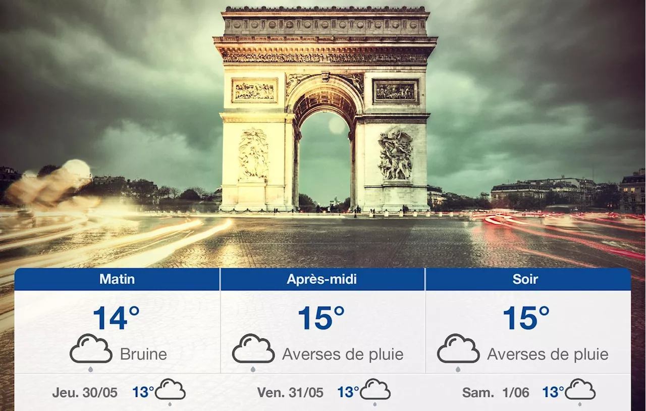 Météo Paris: prévisions du mercredi 29 mai 2024