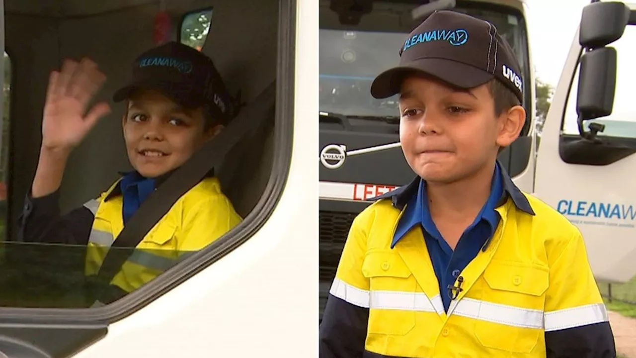 News: Heartbreaking story behind little Logan boy Ethan’s garbage truck ...