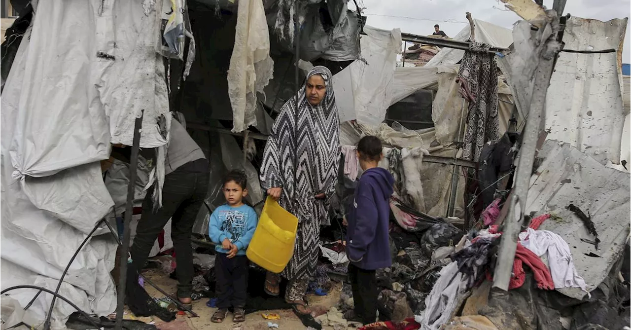 Israeli strikes kill at least 37 Palestinians most in tents near Rafah as offensive expands