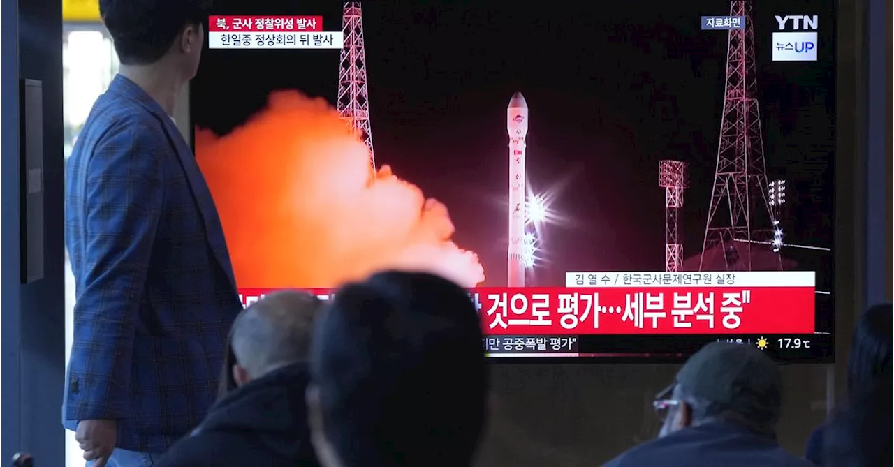 North Korean rocket carrying its second spy satellite explodes shortly after launch