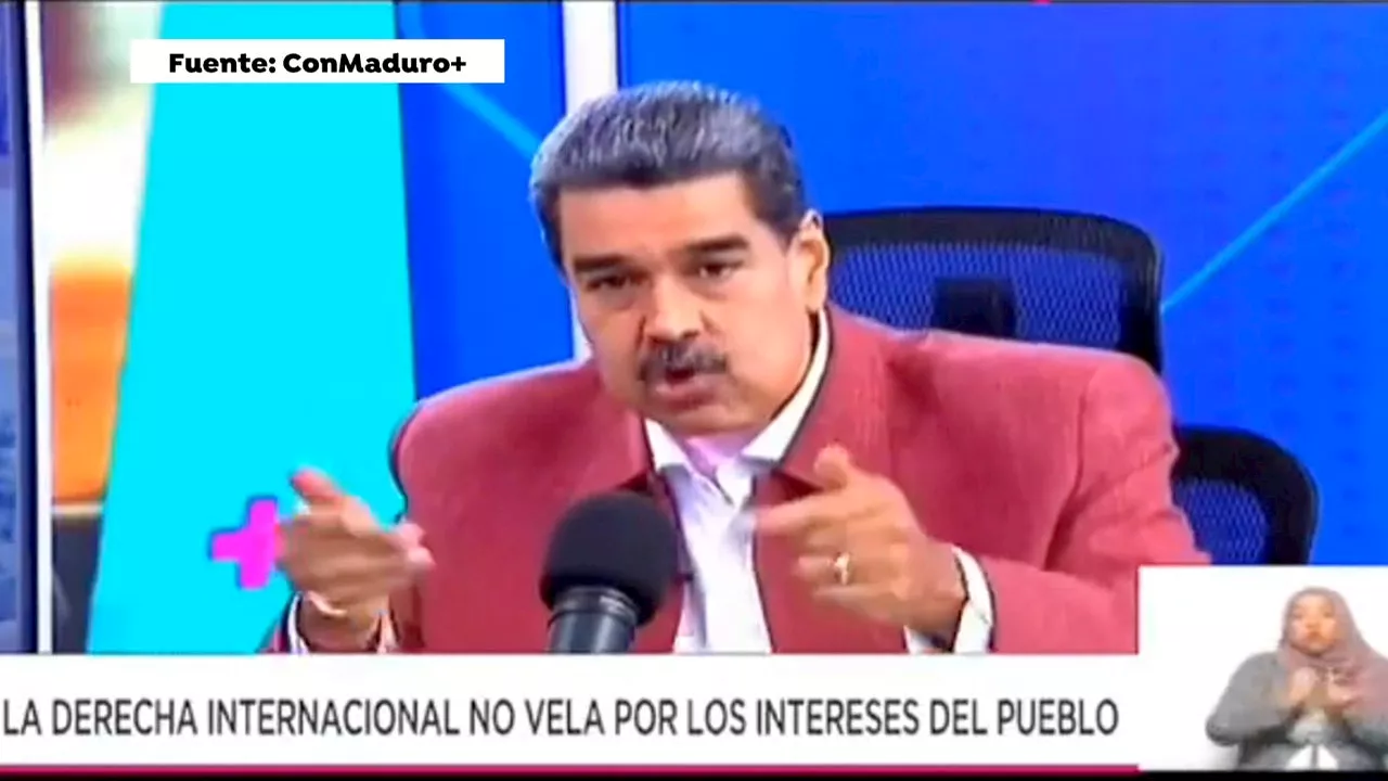 Maduro carga contra Ayuso: 'hicieron el papel de imbécil, por fascistas', y dice que 'Milei qui