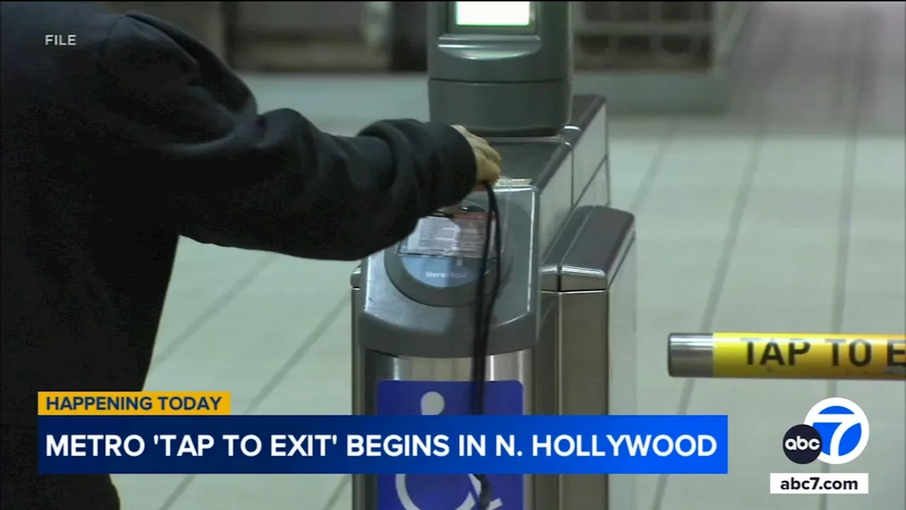 Metro launches pilot program at North Hollywood B Line station to stop fare jumpers