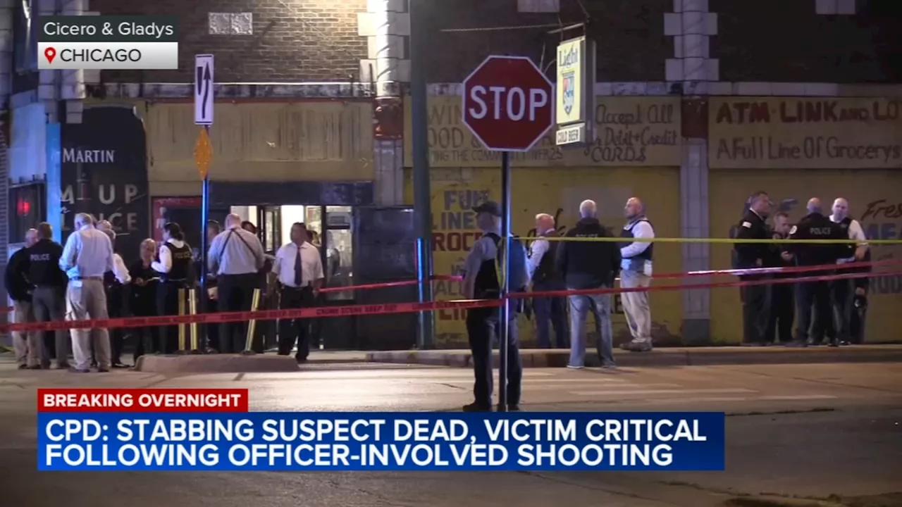 Officers fatally shoot stabbing suspect, wound victim on West Side, Chicago police say