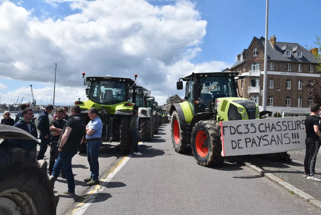 Que faisaient tous ces tracteurs à Saint-Malo cet après-midi ?