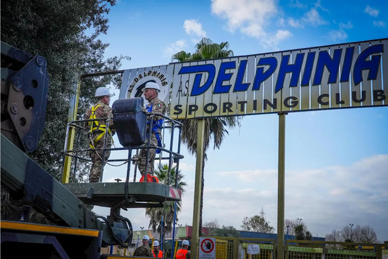 A Caivano il centro sportivo Delphinia, dal degrado al riscatto