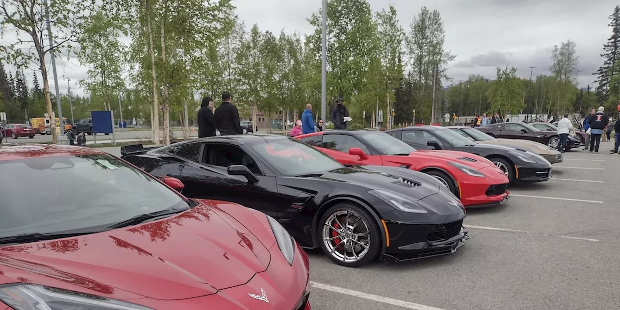 Anchorage veterans show off their muscle at Corvette show