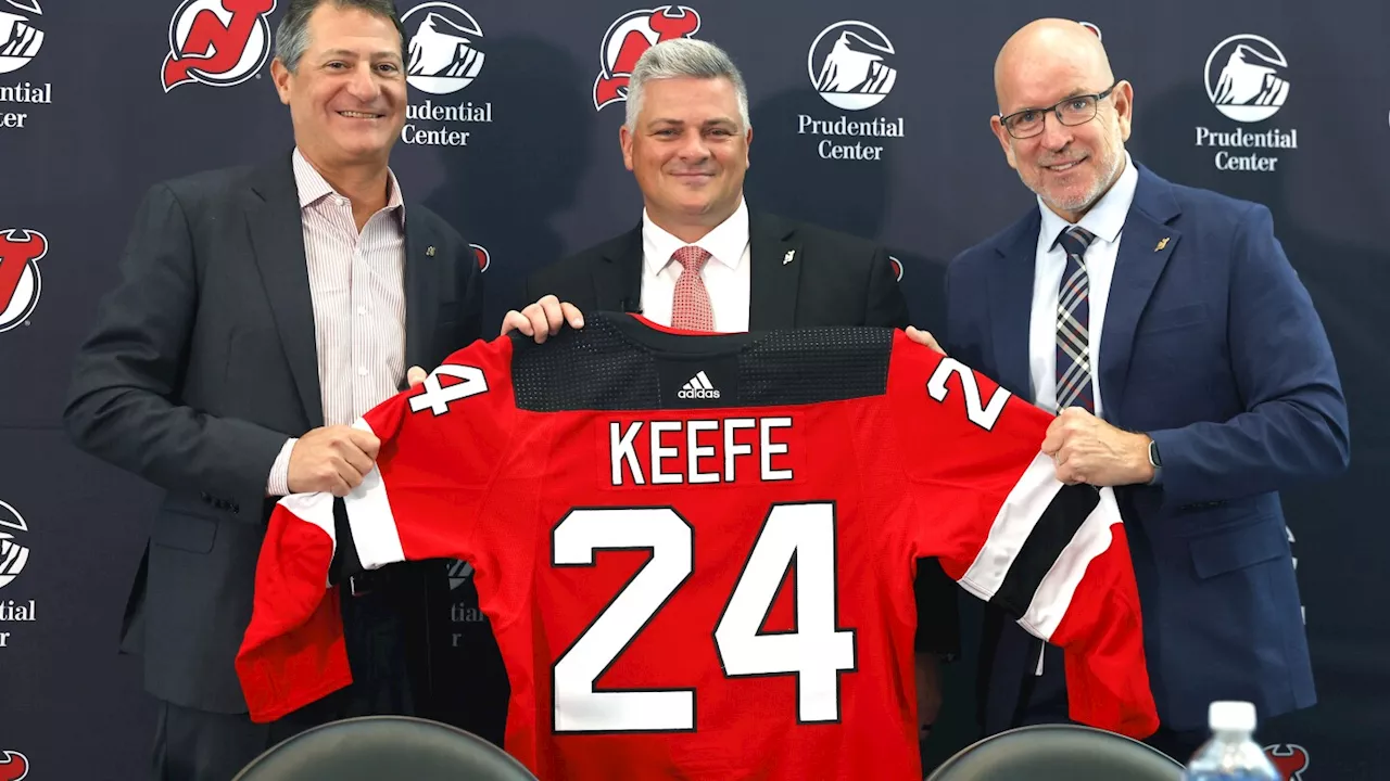 New coach Sheldon Keefe embraces Stanley Cup expectations with the Devils