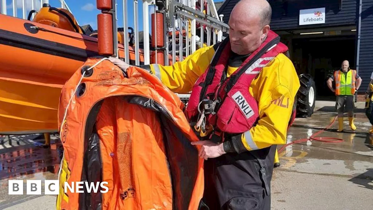 Reculver: Girl, 10, adrift on inflatable dingy rescued by RNLI