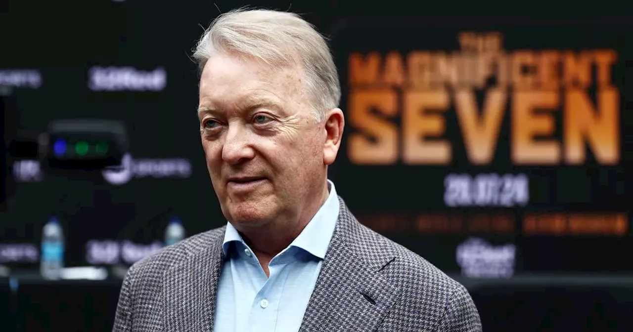 Frank Warren announces big boxing show for Belfast's SSE Arena