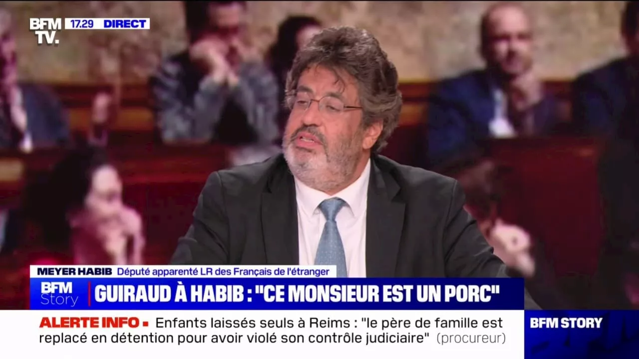 Meyer Habib: David Guiraud 'est une crapule antisémite', 'je porterai plainte contre lui'