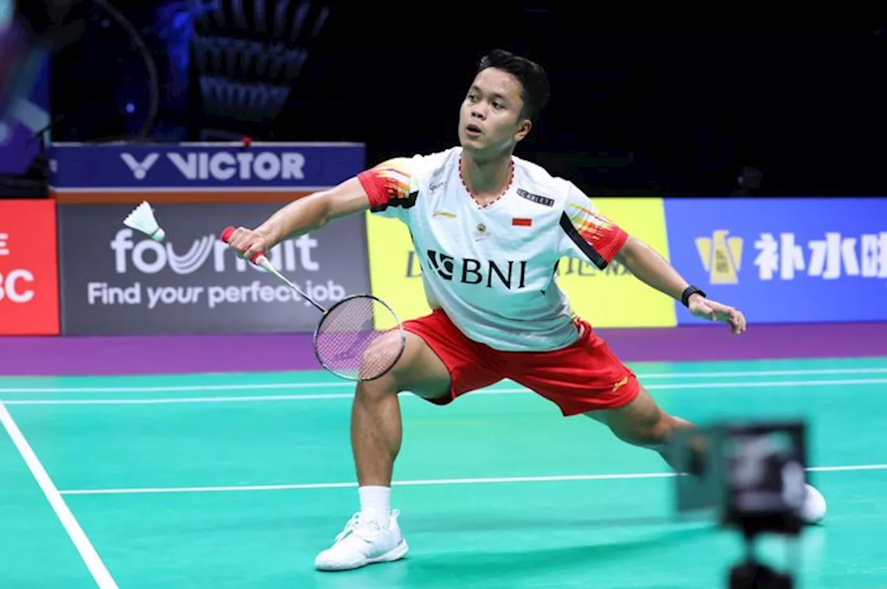 Drama Tunggal Putra yang Panas Sejak Awal, Ginting Dapat Lawan Susah, Axelsen Ketinggalan Pesawat