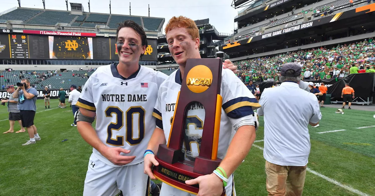 Kavanagh brothers dominate as Notre Dame claims second straight men's lacrosse championship