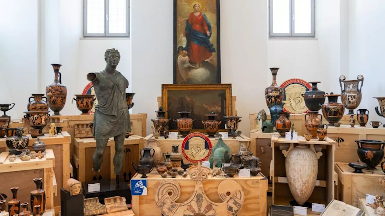 US returns $80 million-worth of stolen artifacts to Italy